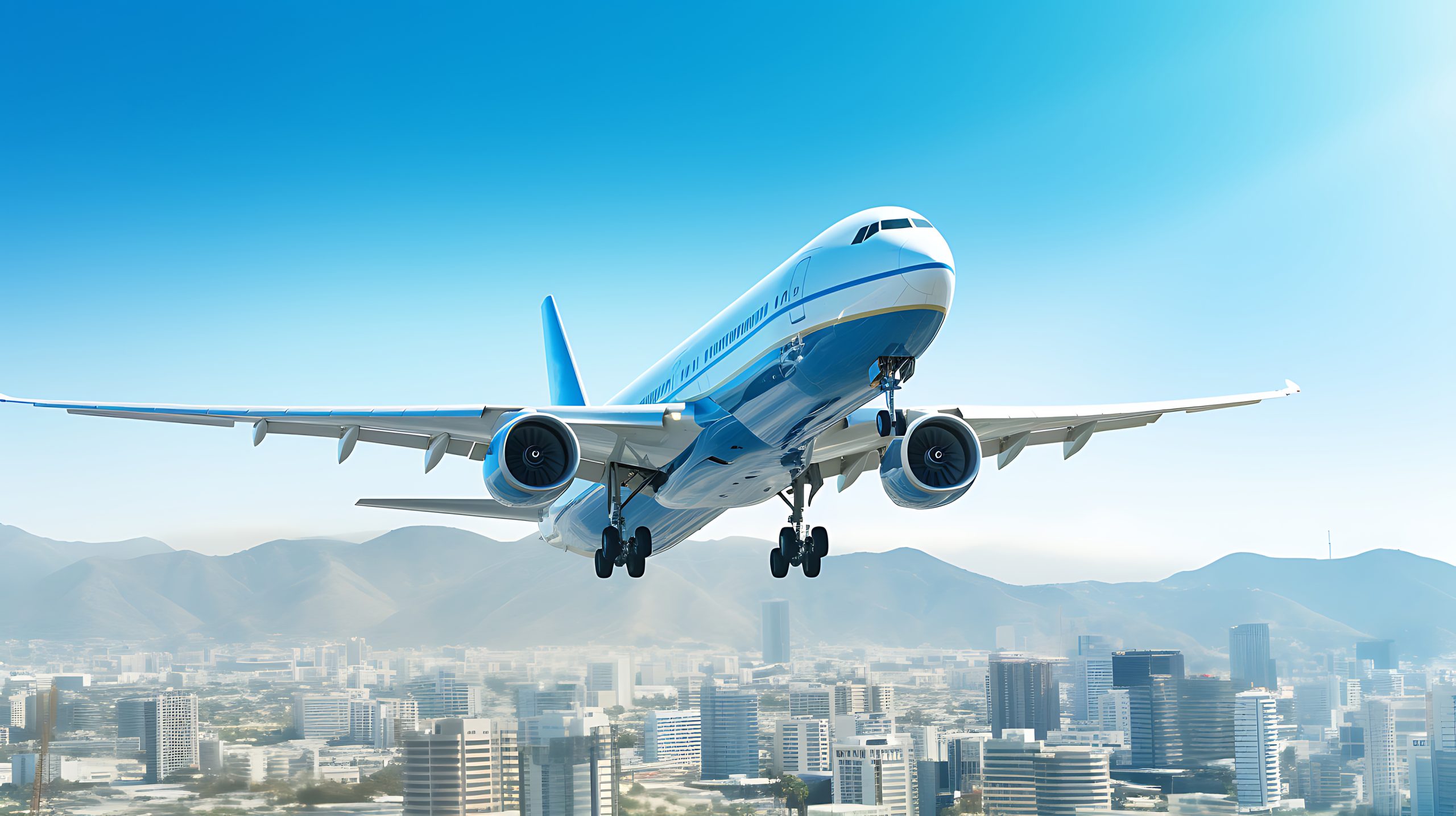 Diambone Voyages — avion dans le ciel